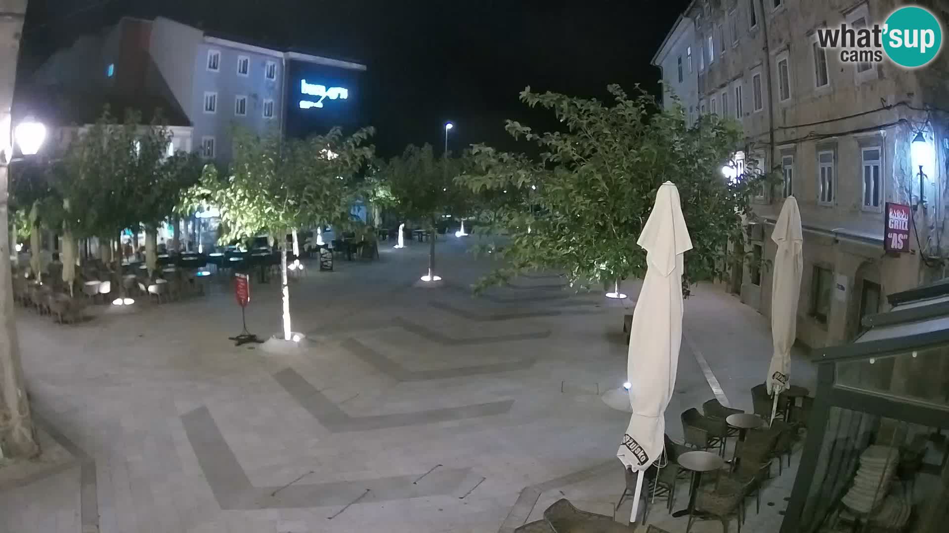 Centre de la ville de Senj – Place Pavlin – Live Cam Dalmatie