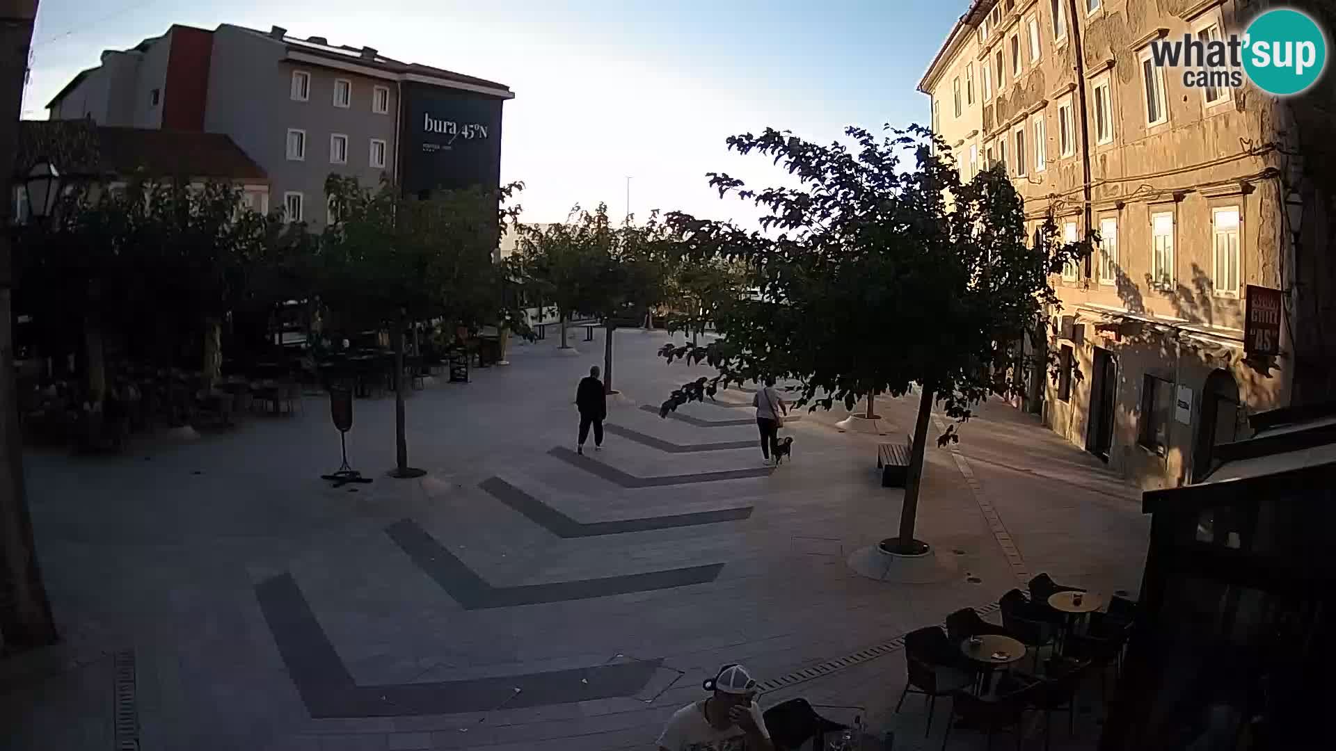 Centro della città di Senj – Piazza Pavlin – Live Cam Dalmazia
