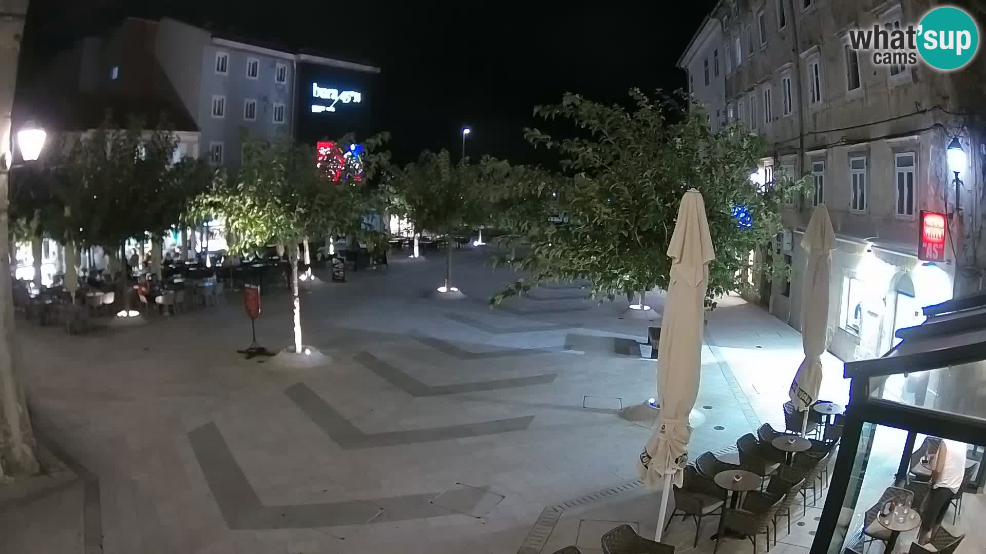Center of Senj city – Pavlin square – Live Cam Dalmatia