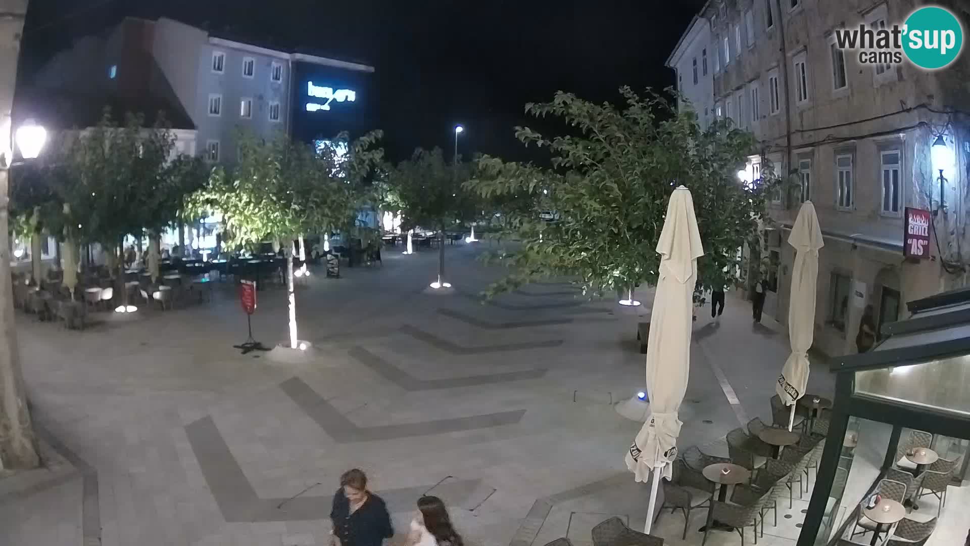 Center of Senj city – Pavlin square – Live Cam Dalmatia