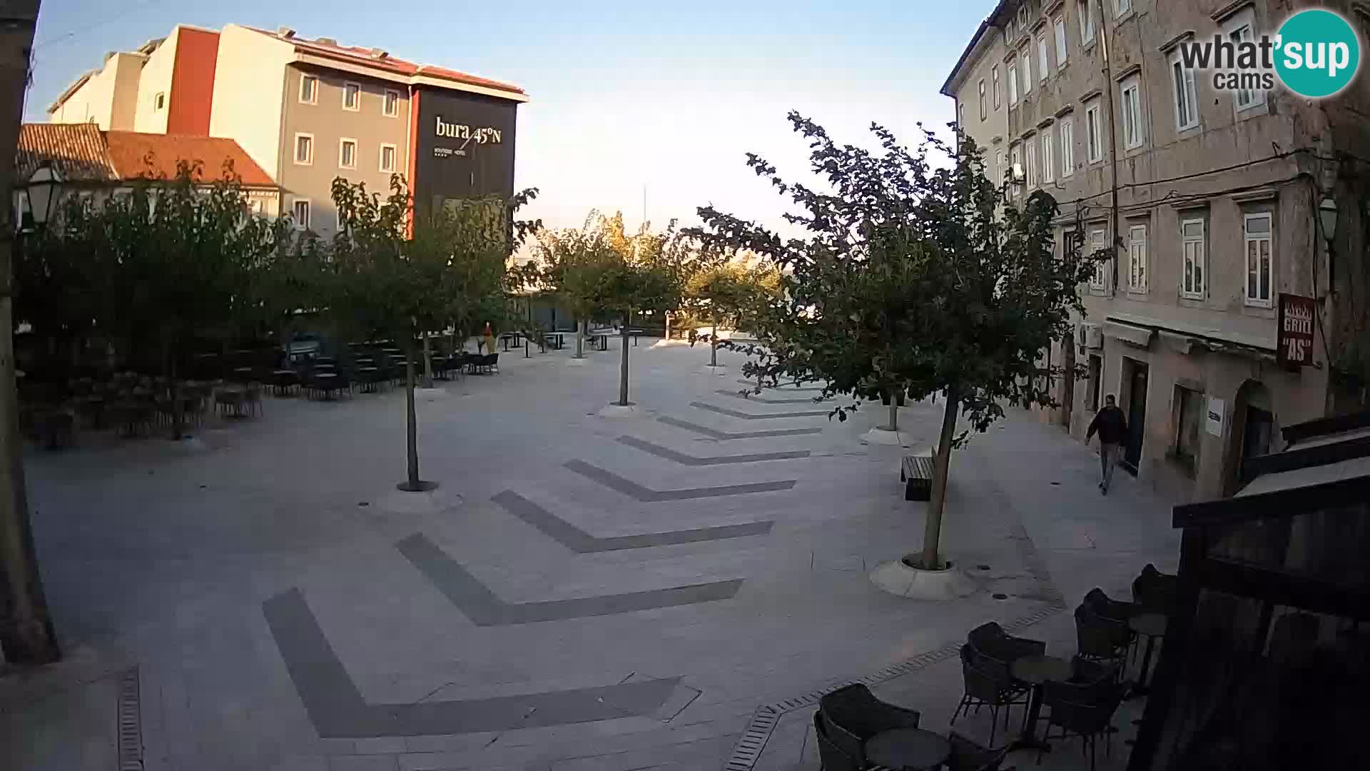 Centre de la ville de Senj – Place Pavlin – Live Cam Dalmatie