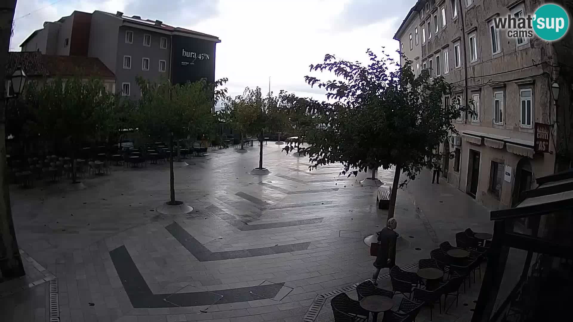 Center of Senj city – Pavlin square – Live Cam Dalmatia