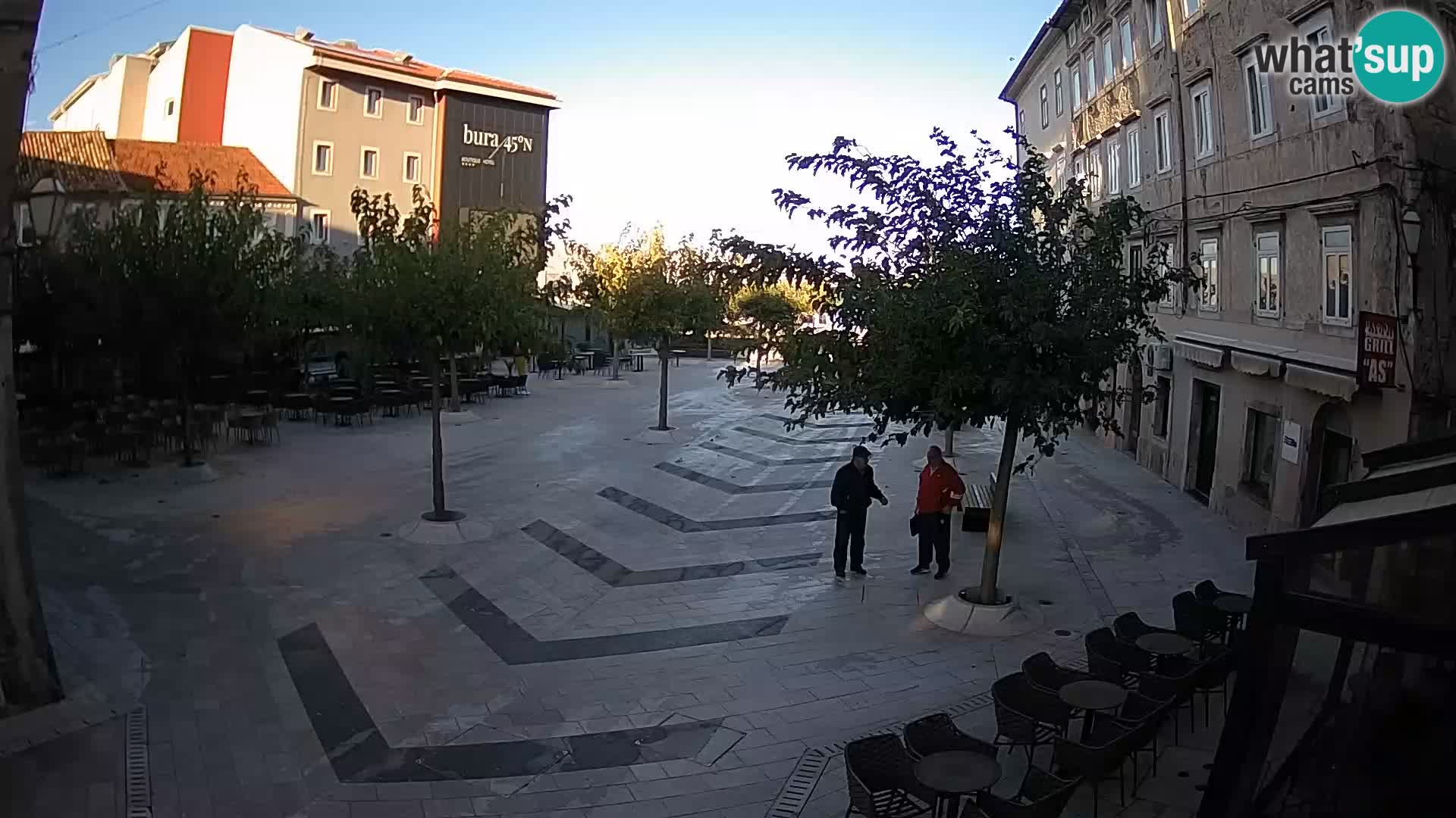 Center of Senj city – Pavlin square – Live Cam Dalmatia