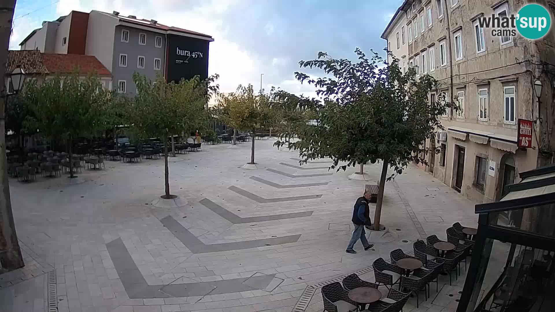Center of Senj city – Pavlin square – Live Cam Dalmatia