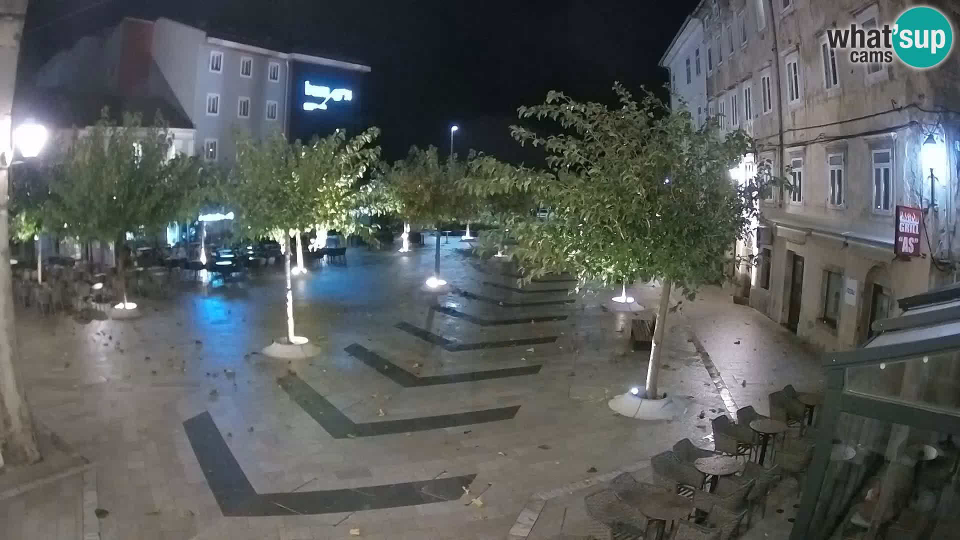 Center of Senj city – Pavlin square – Live Cam Dalmatia