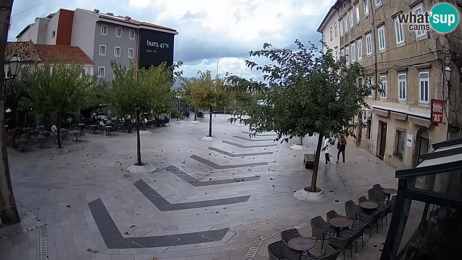 Center of Senj city – Pavlin square – Live Cam Dalmatia