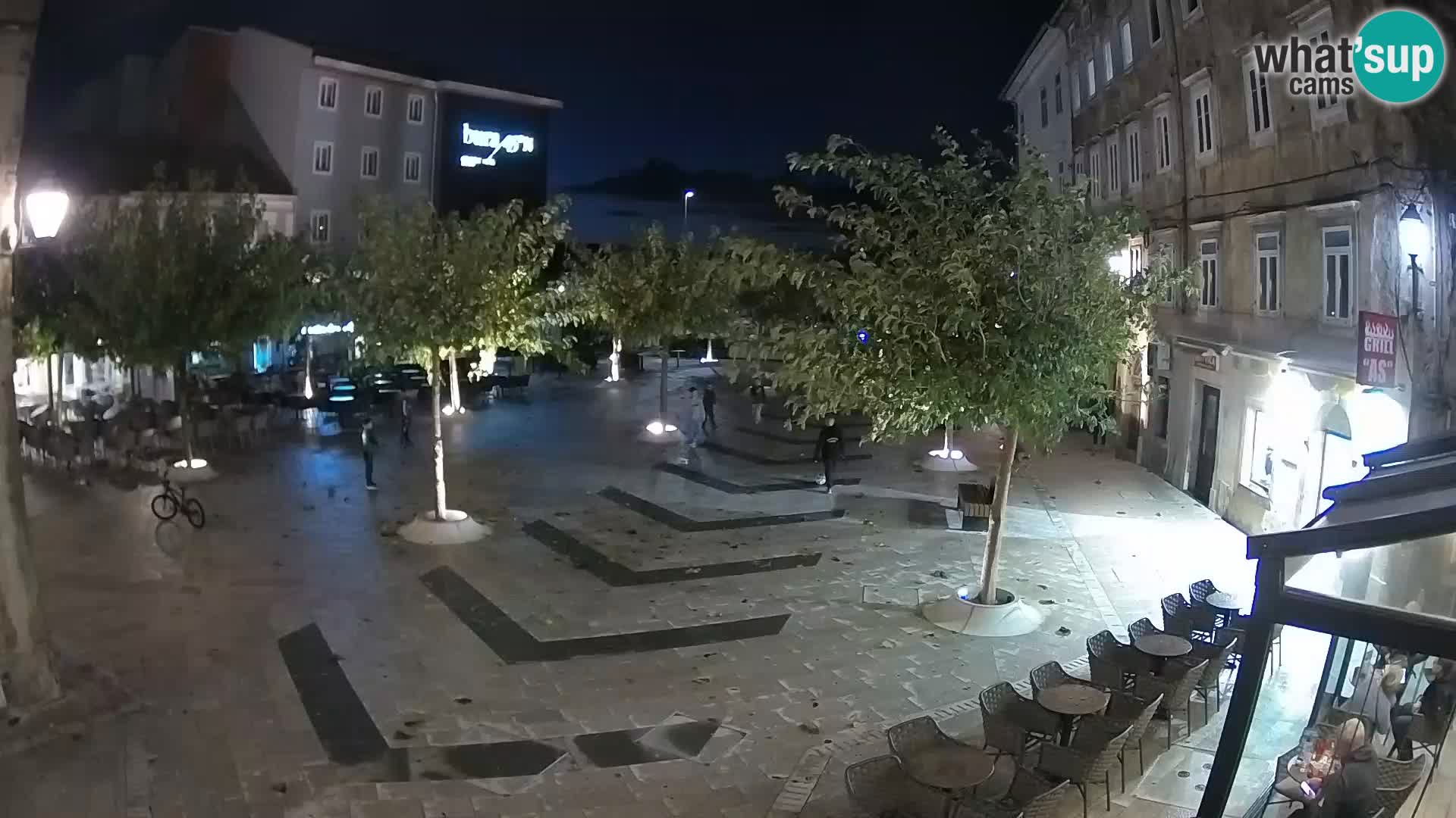 Center of Senj city – Pavlin square – Live Cam Dalmatia
