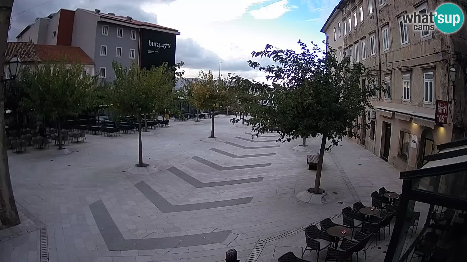 Centre de la ville de Senj – Place Pavlin – Live Cam Dalmatie
