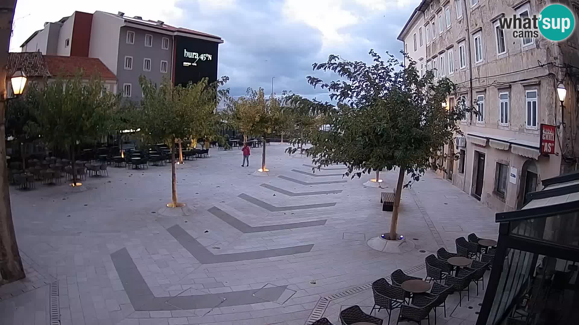 Center of Senj city – Pavlin square – Live Cam Dalmatia
