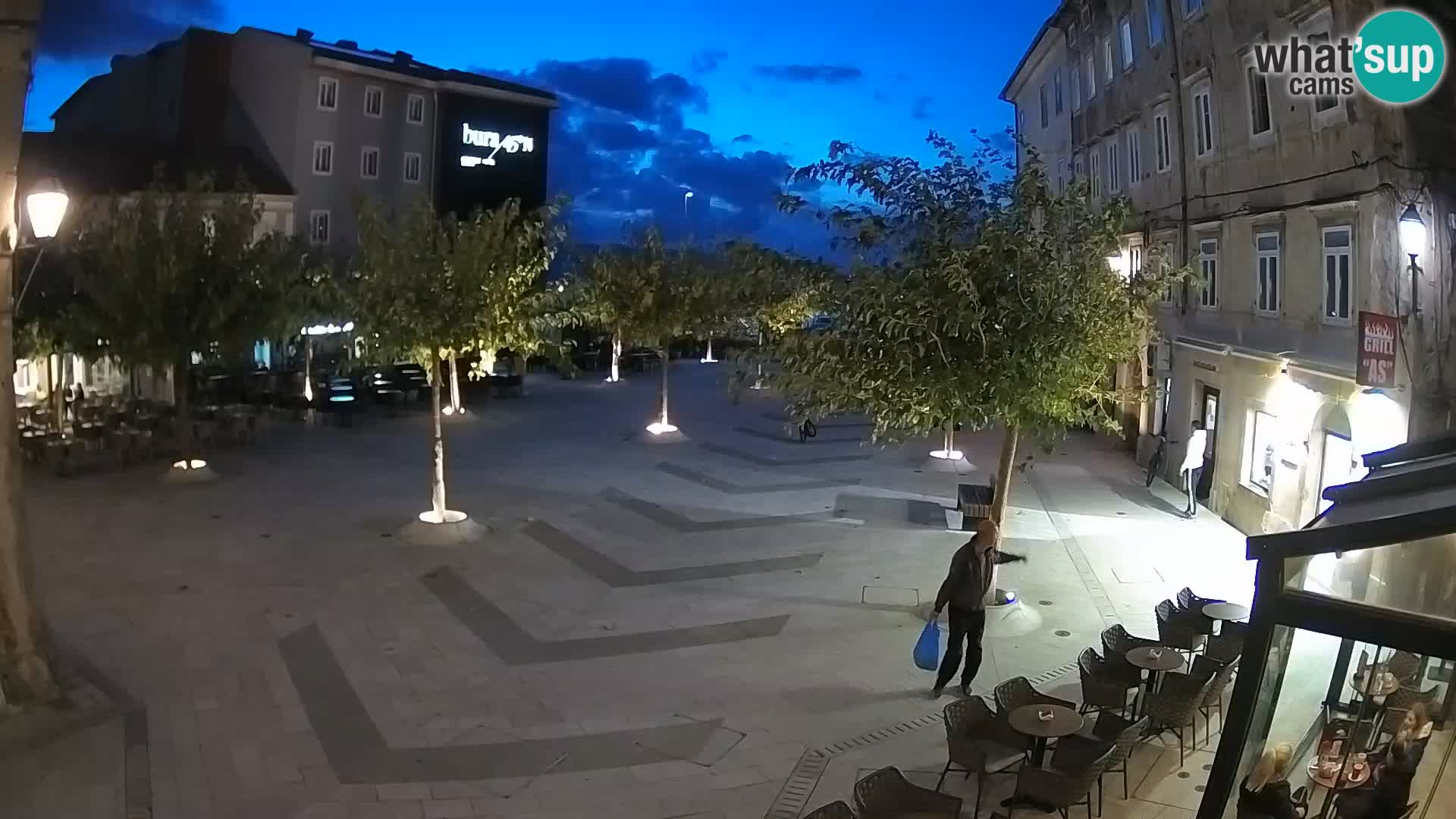 Centre de la ville de Senj – Place Pavlin – Live Cam Dalmatie