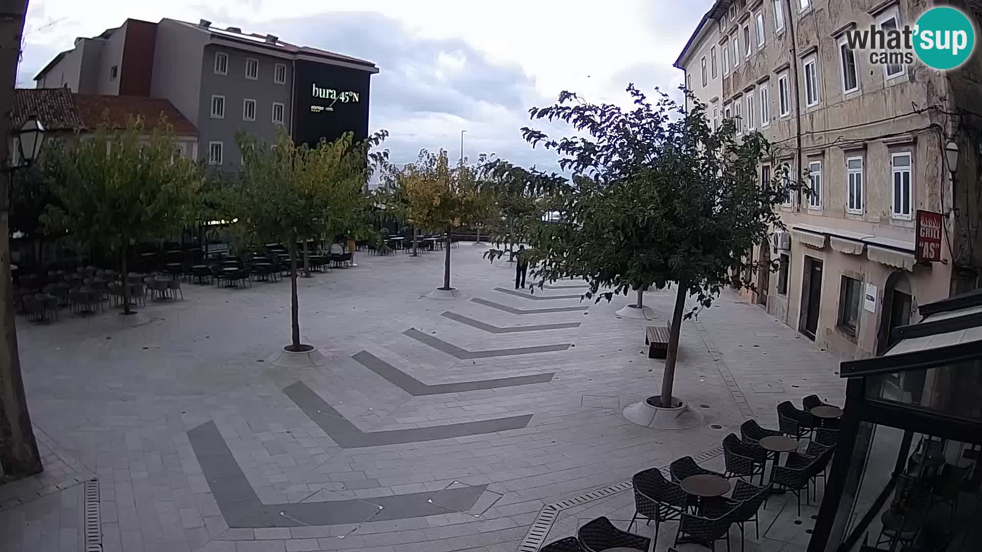 Center of Senj city – Pavlin square – Live Cam Dalmatia