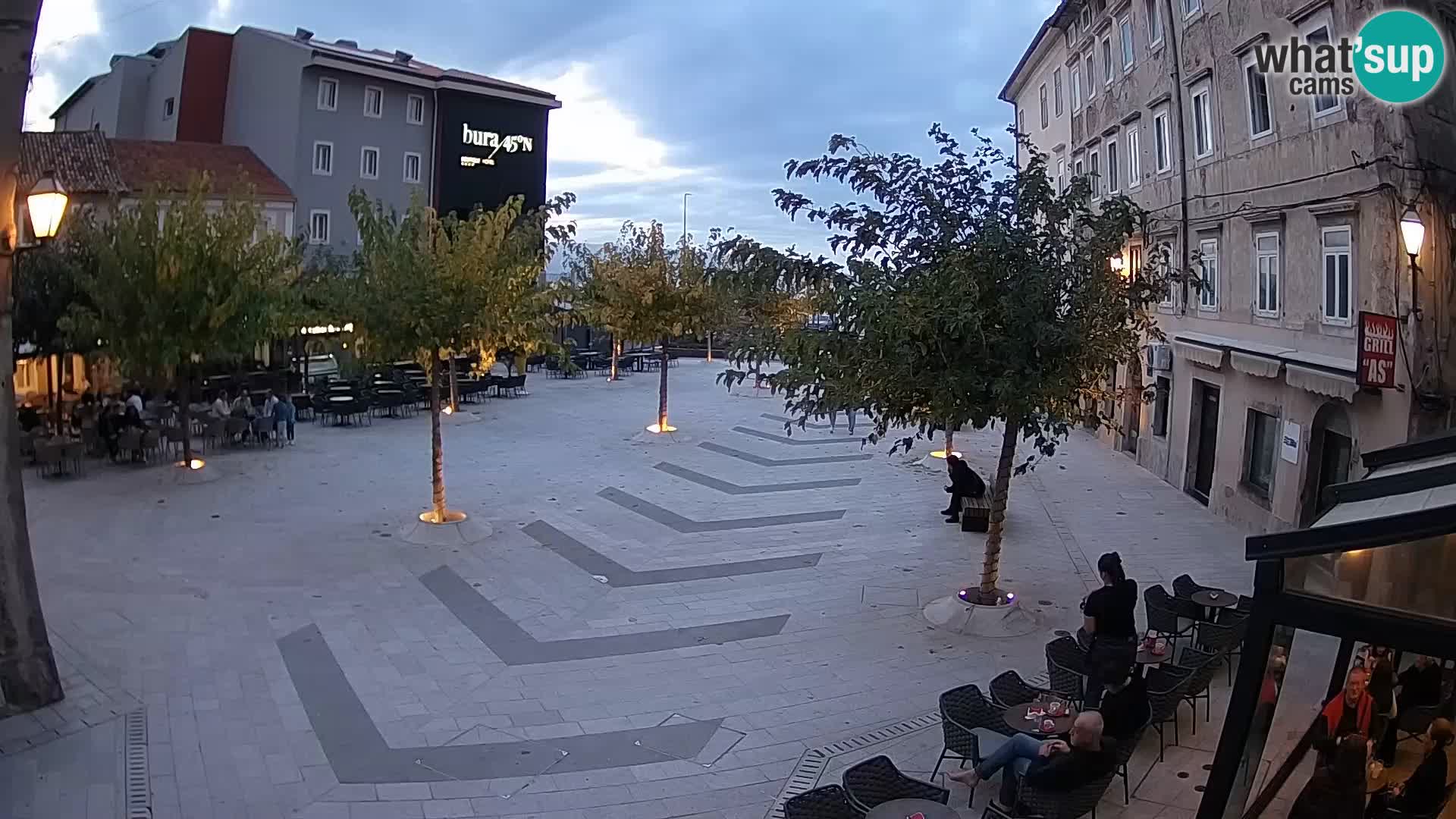 Centre de la ville de Senj – Place Pavlin – Live Cam Dalmatie