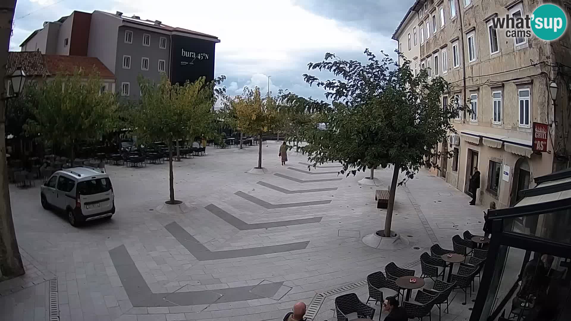 Centre de la ville de Senj – Place Pavlin – Live Cam Dalmatie