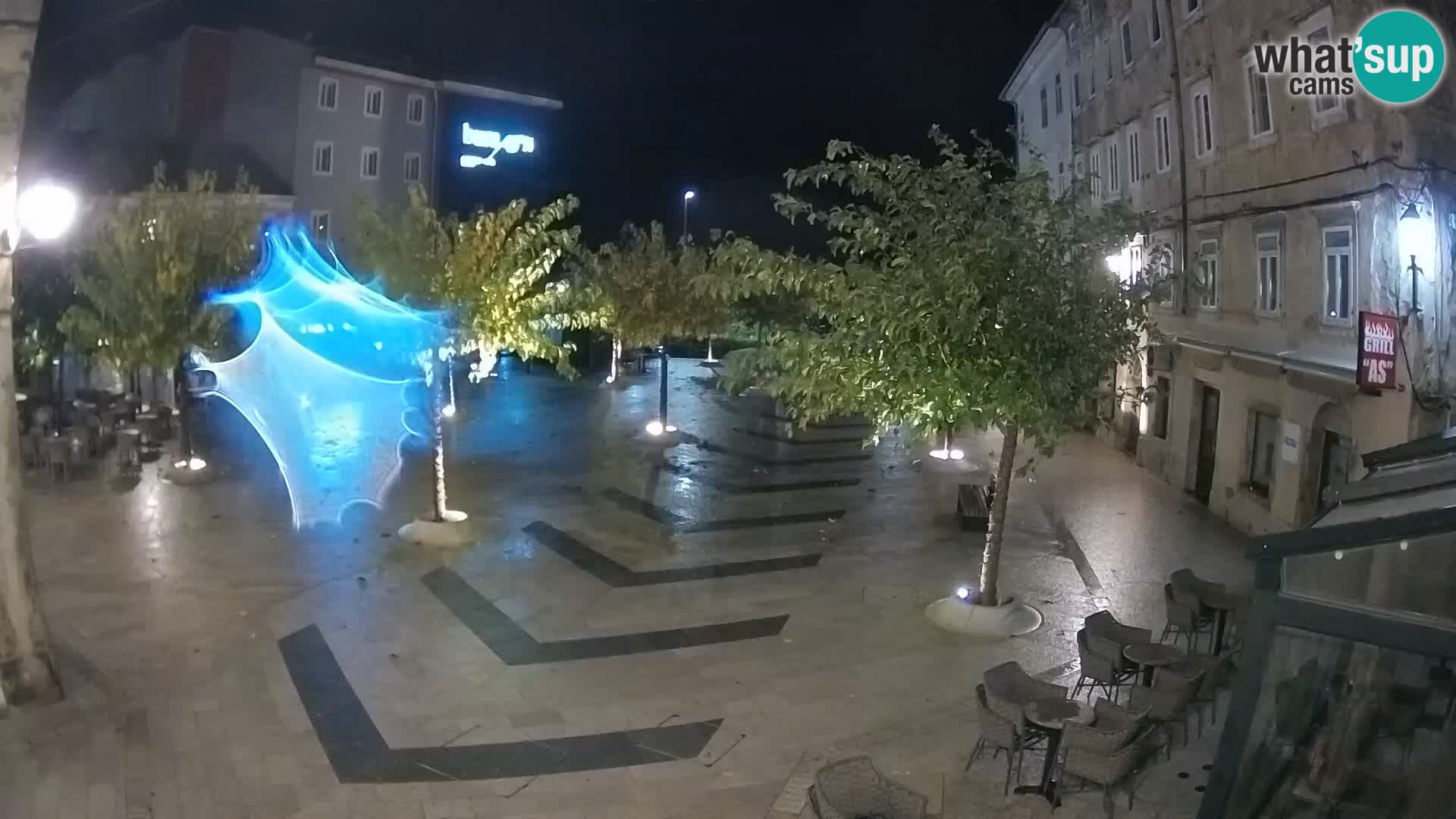 Center of Senj city – Pavlin square – Live Cam Dalmatia