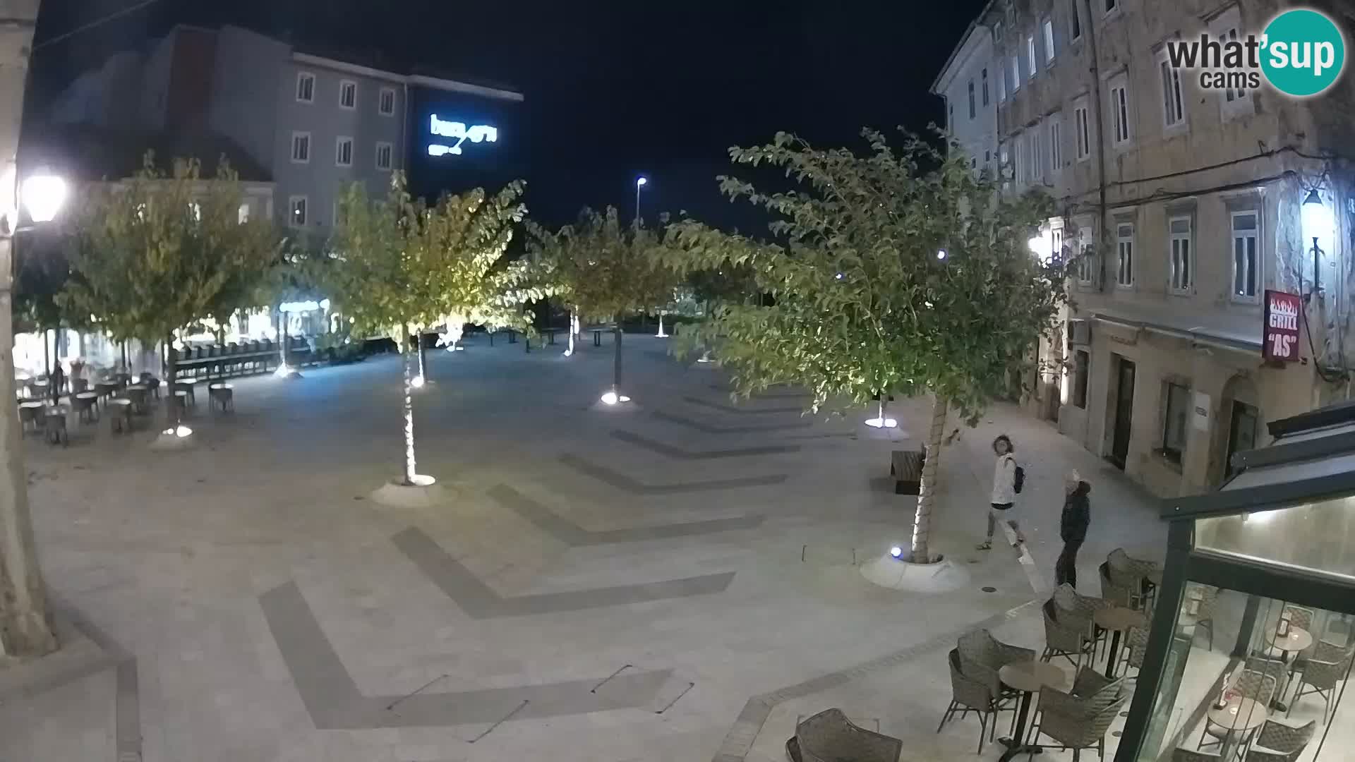 Centre de la ville de Senj – Place Pavlin – Live Cam Dalmatie