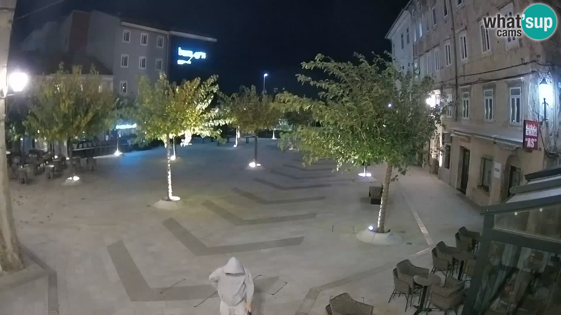 Centro della città di Senj – Piazza Pavlin – Live Cam Dalmazia