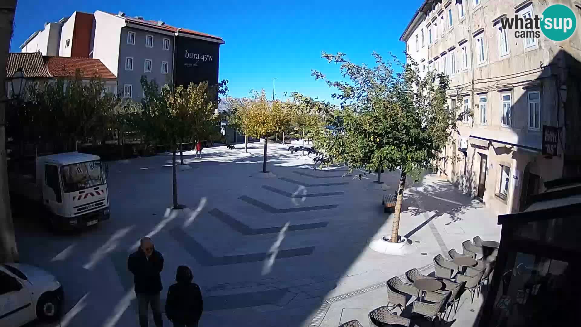Center of Senj city – Pavlin square – Live Cam Dalmatia