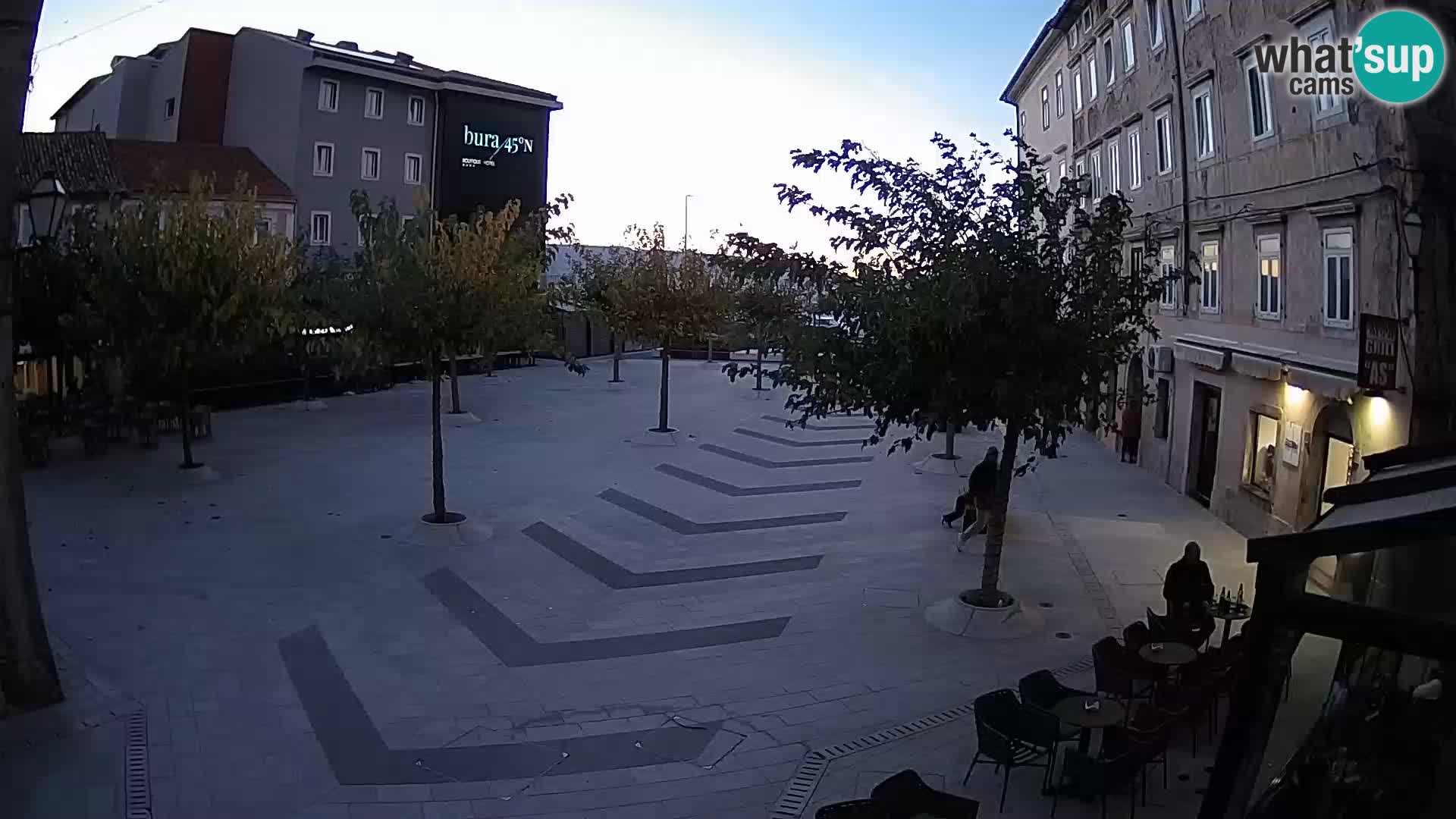 Centro della città di Senj – Piazza Pavlin – Live Cam Dalmazia