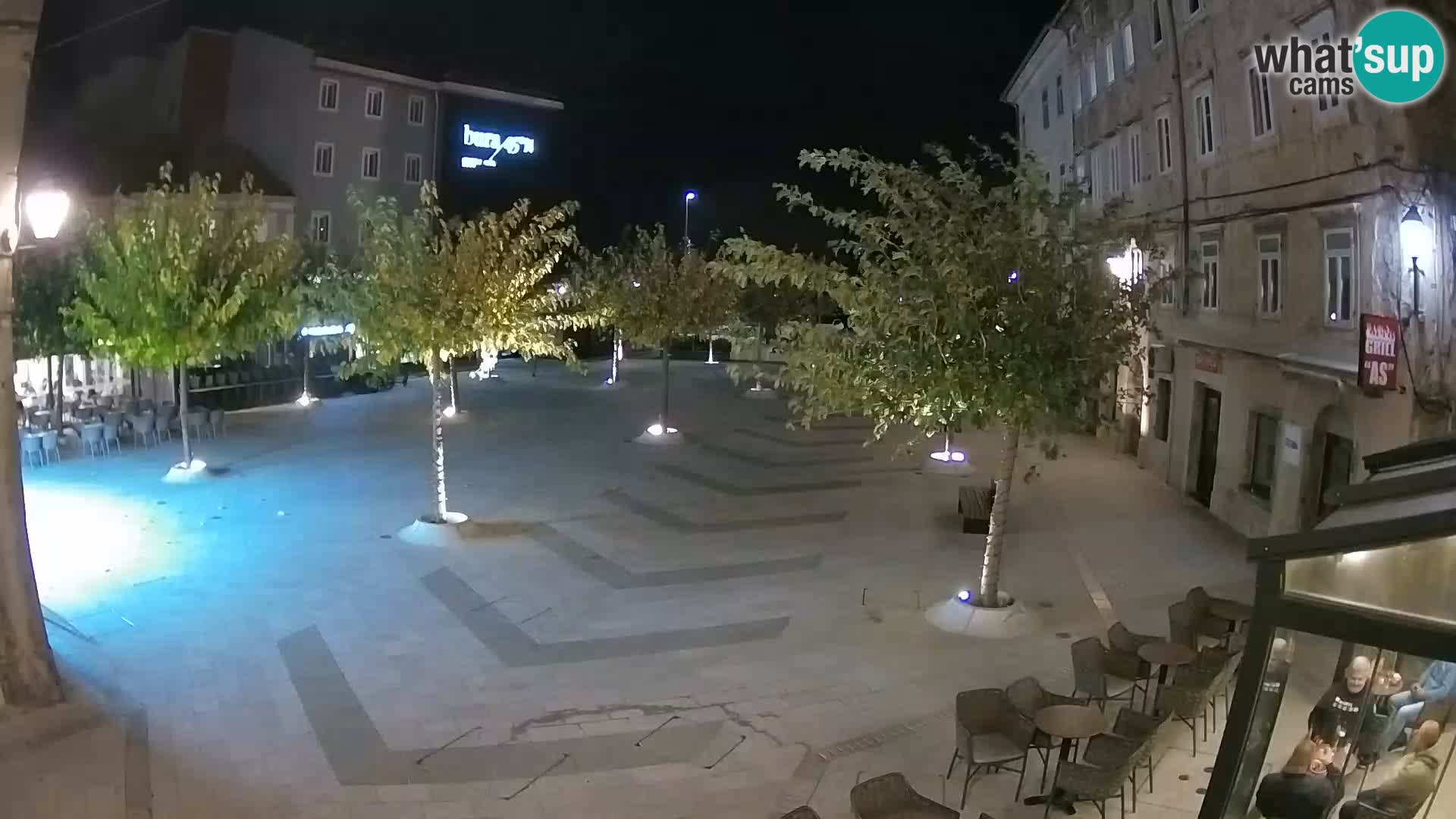 Center mesta Senj – Pavlinski trg – spletne kamere Dalmacija