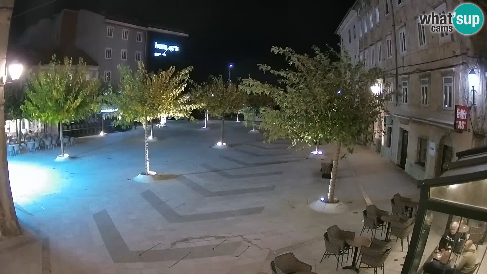 Center mesta Senj – Pavlinski trg – spletne kamere Dalmacija