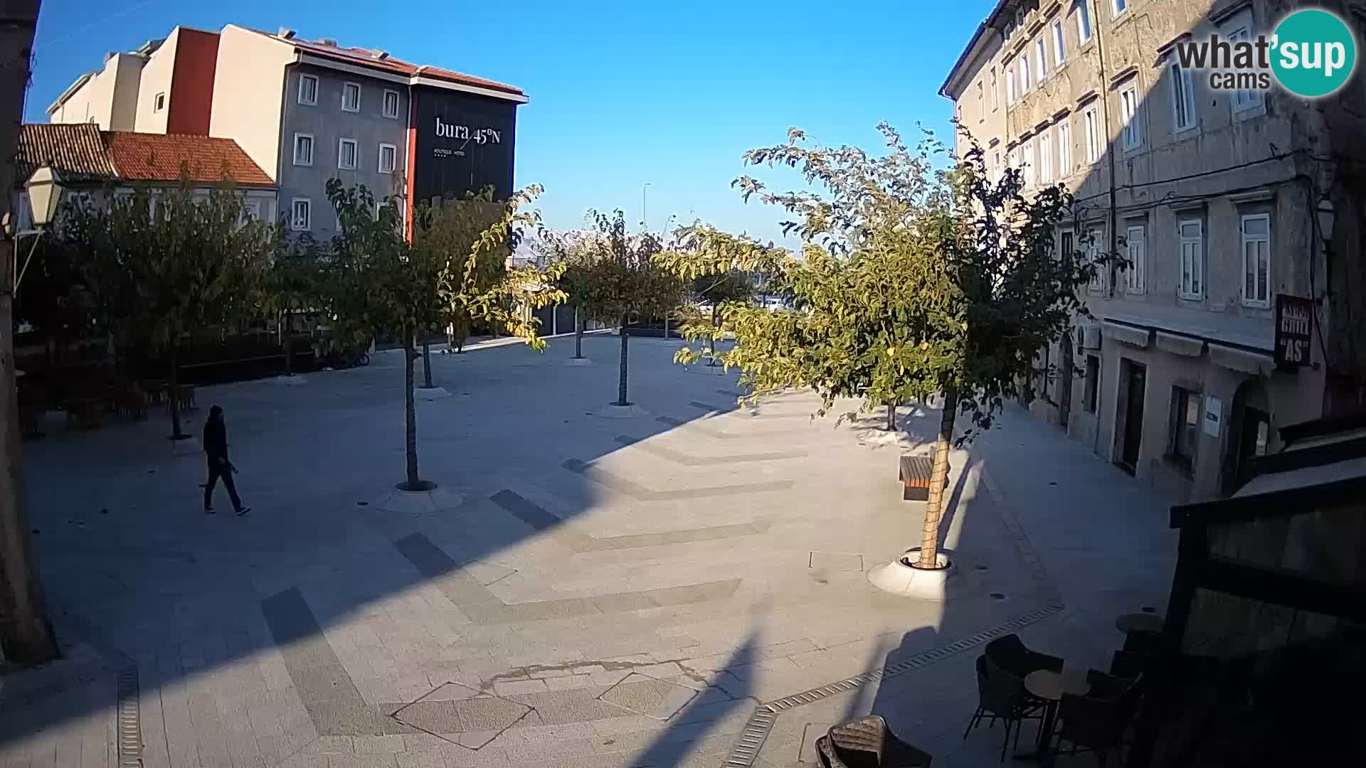 Center of Senj city – Pavlin square – Live Cam Dalmatia