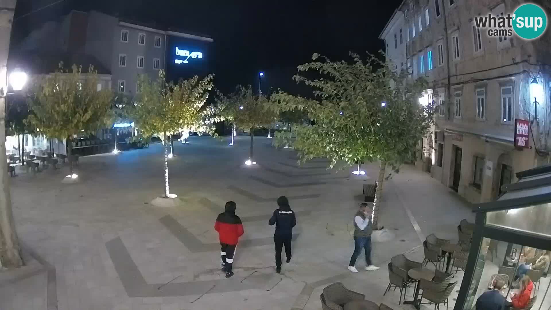 Center of Senj city – Pavlin square – Live Cam Dalmatia