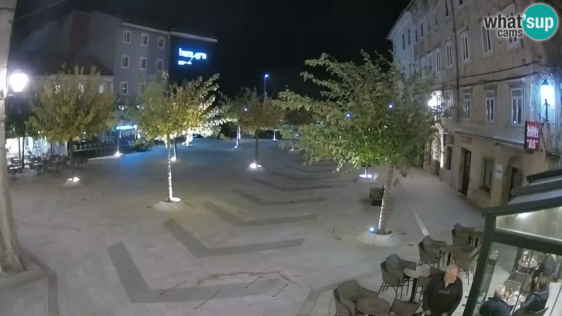 Centre de la ville de Senj – Place Pavlin – Live Cam Dalmatie
