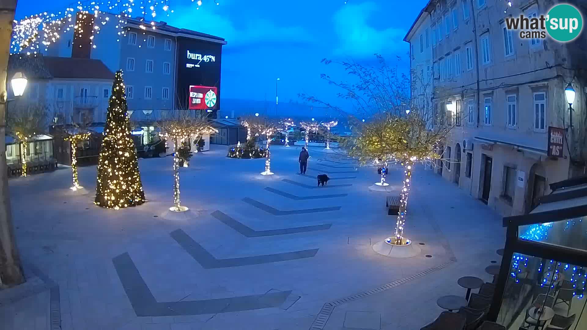 Centro della città di Senj – Piazza Pavlin – Live Cam Dalmazia