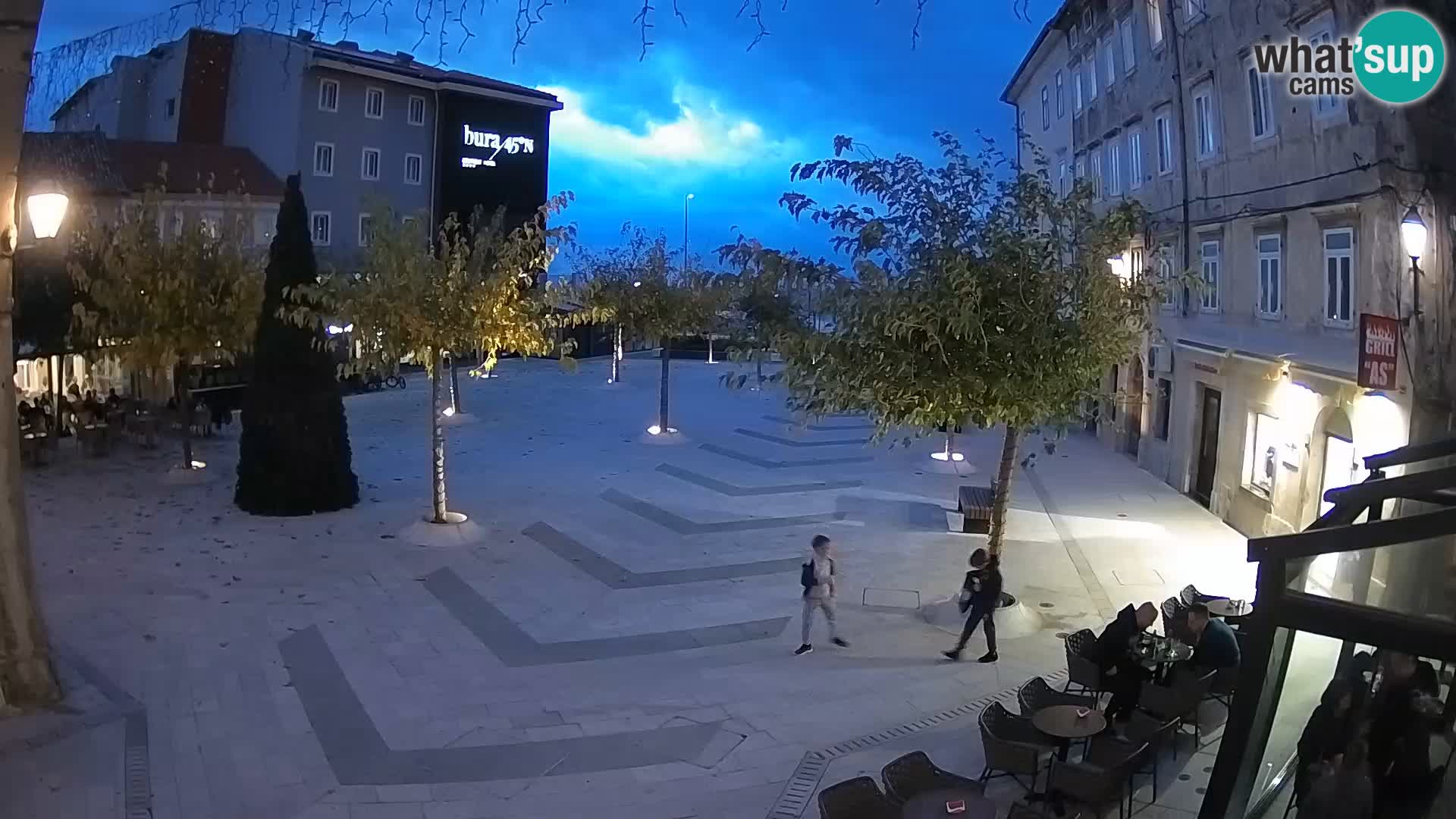 Center of Senj city – Pavlin square – Live Cam Dalmatia