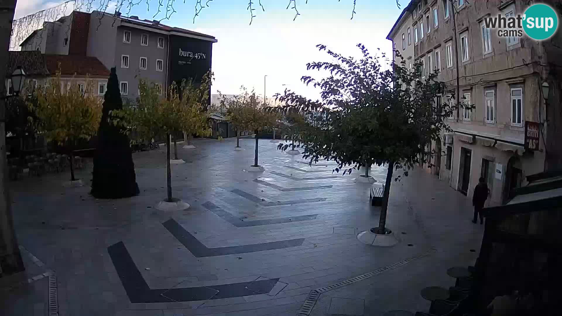 Centro della città di Senj – Piazza Pavlin – Live Cam Dalmazia