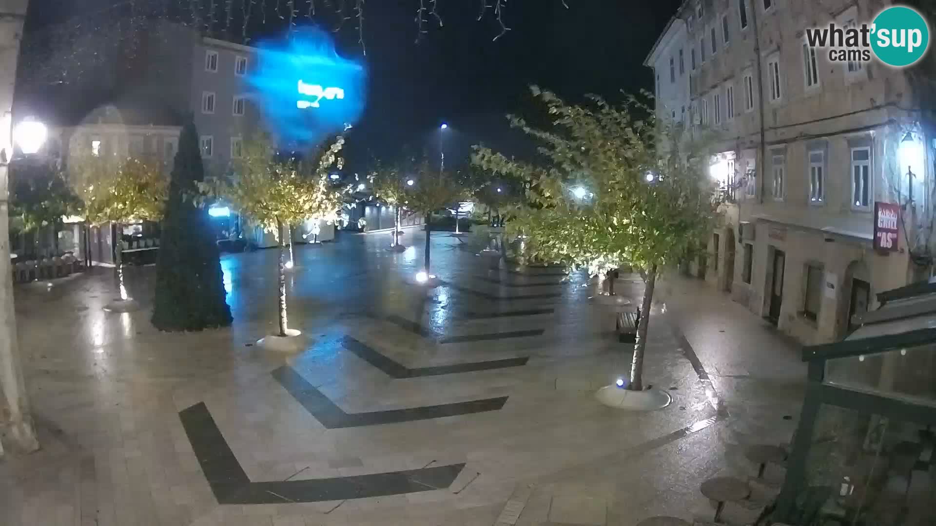 Center of Senj city – Pavlin square – Live Cam Dalmatia