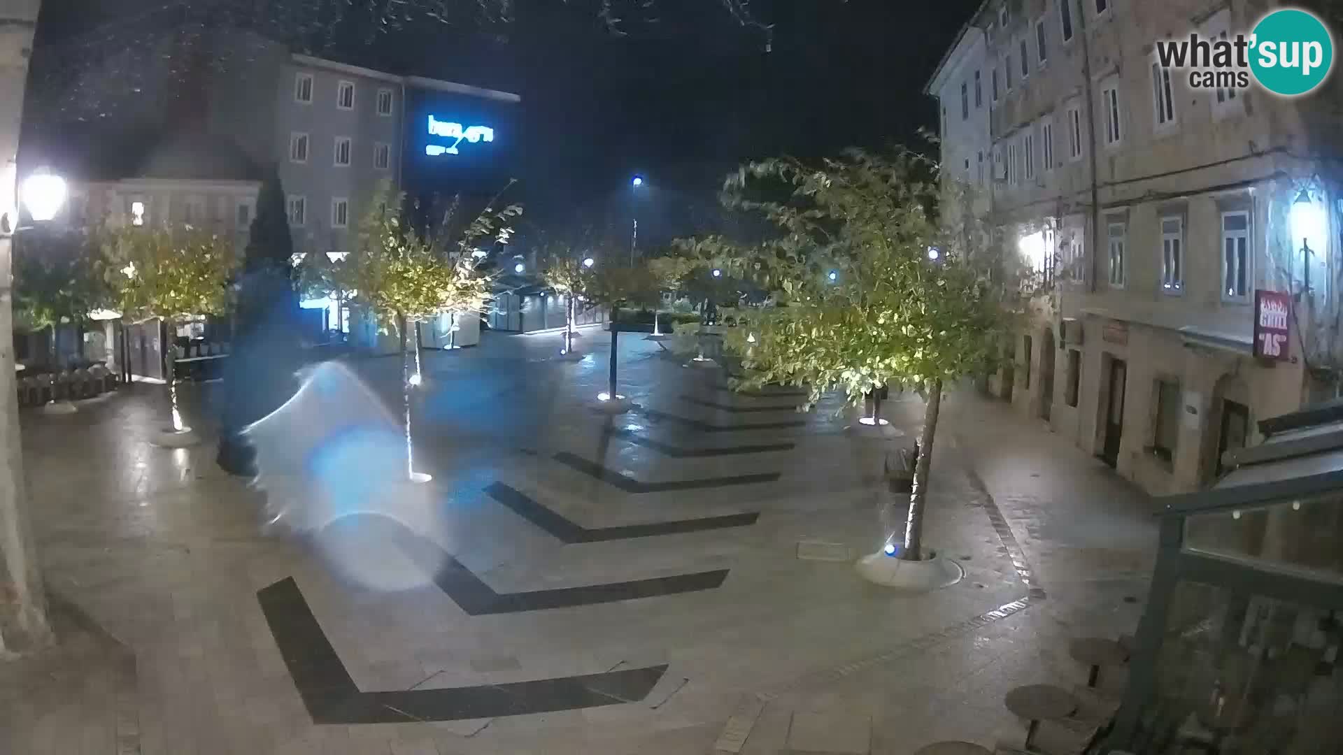 Centro della città di Senj – Piazza Pavlin – Live Cam Dalmazia