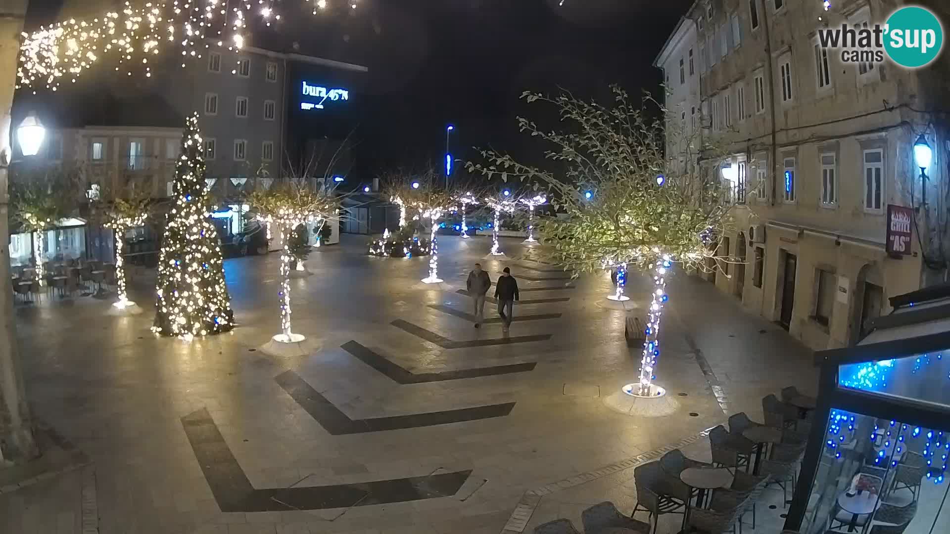 Centre de la ville de Senj – Place Pavlin – Live Cam Dalmatie