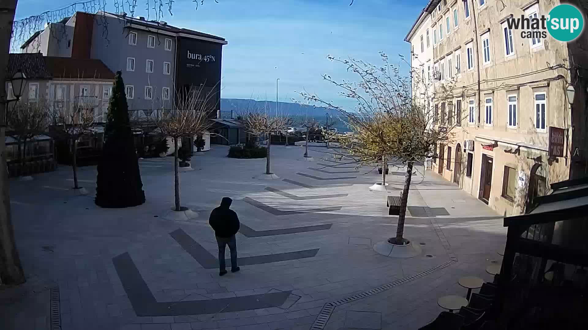 Center of Senj city – Pavlin square – Live Cam Dalmatia