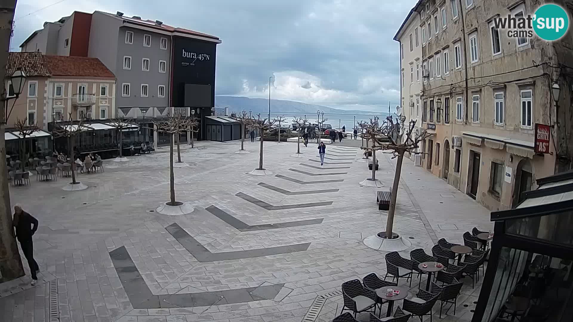 Center of Senj city – Pavlin square – Live Cam Dalmatia