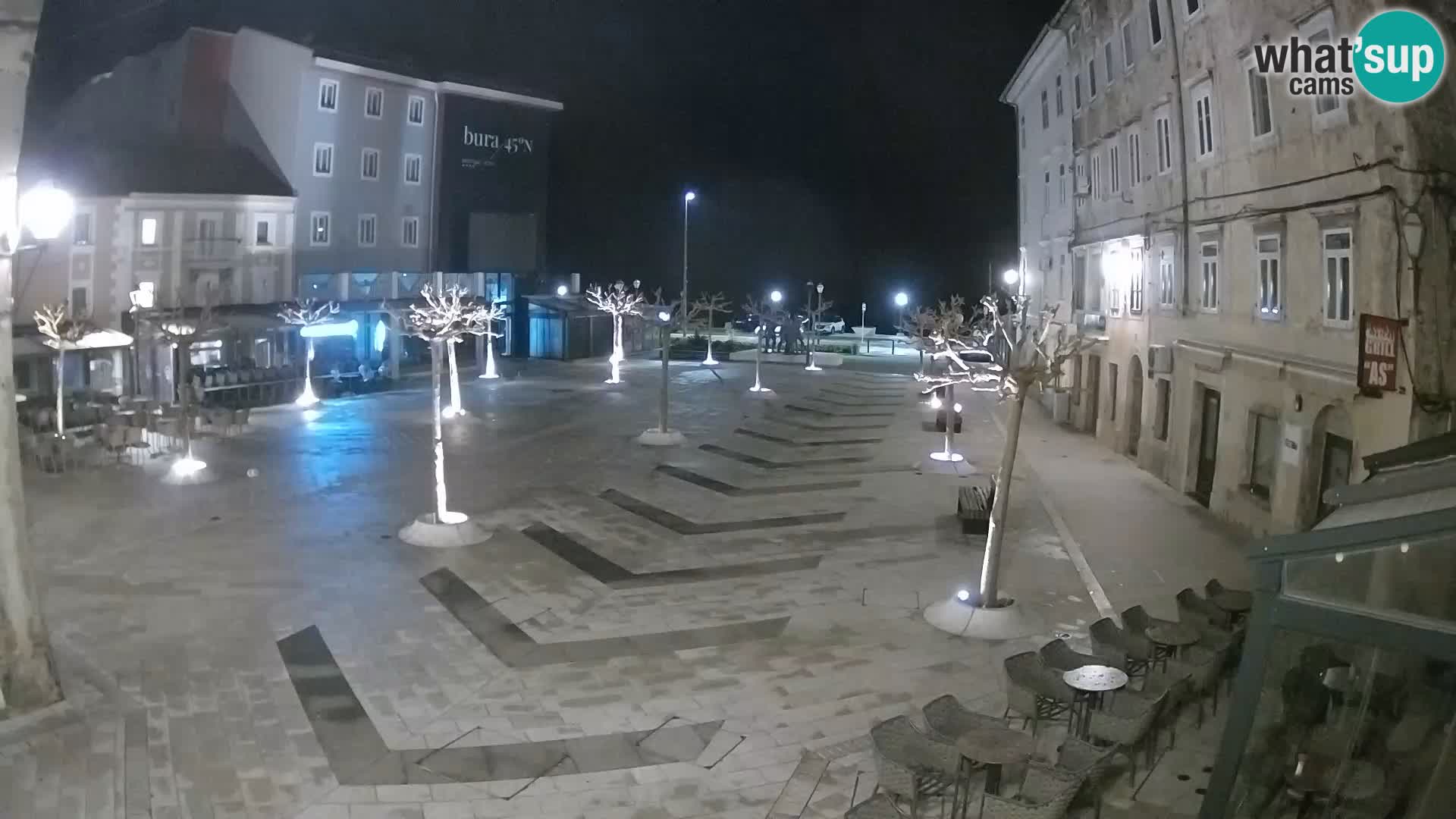 Center of Senj city – Pavlin square – Live Cam Dalmatia