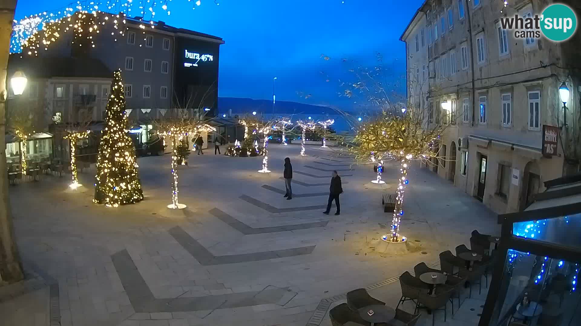 Centro della città di Senj – Piazza Pavlin – Live Cam Dalmazia
