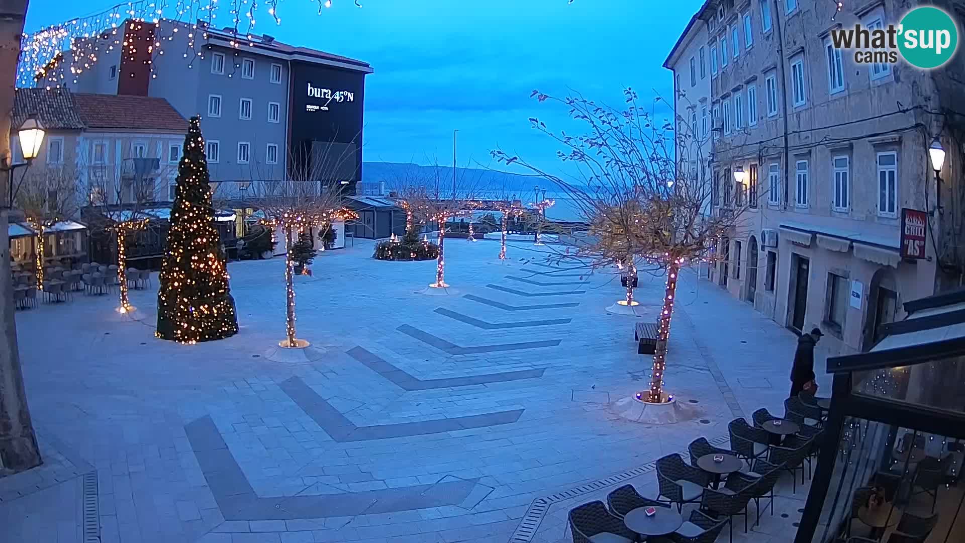 Center of Senj city – Pavlin square – Live Cam Dalmatia