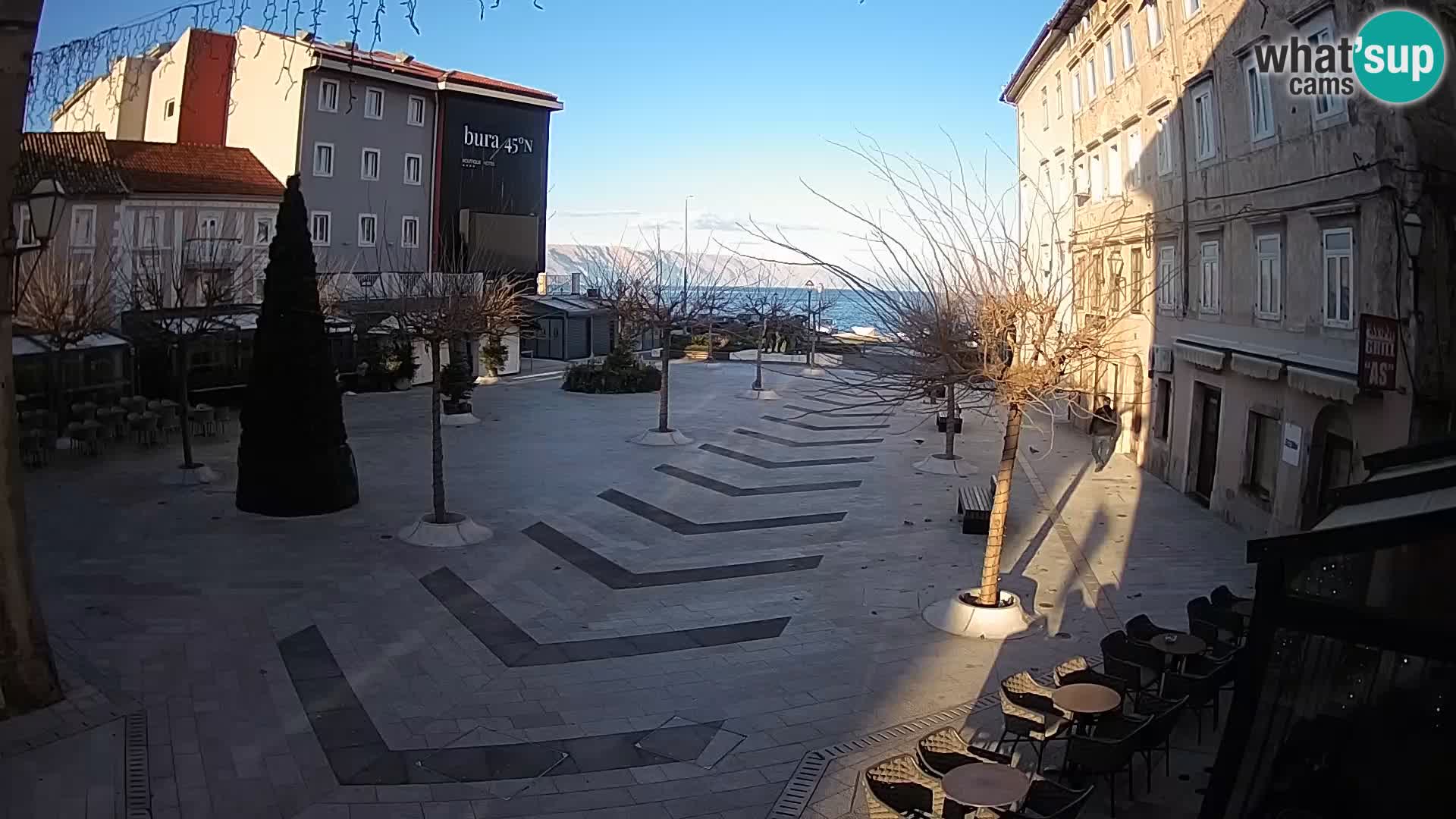 Centre de la ville de Senj – Place Pavlin – Live Cam Dalmatie