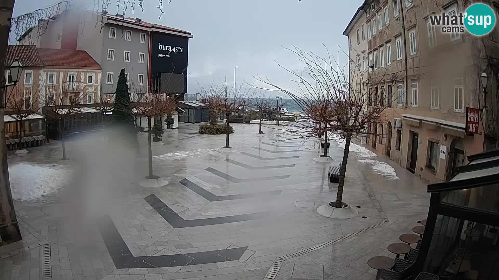 Center of Senj city – Pavlin square – Live Cam Dalmatia
