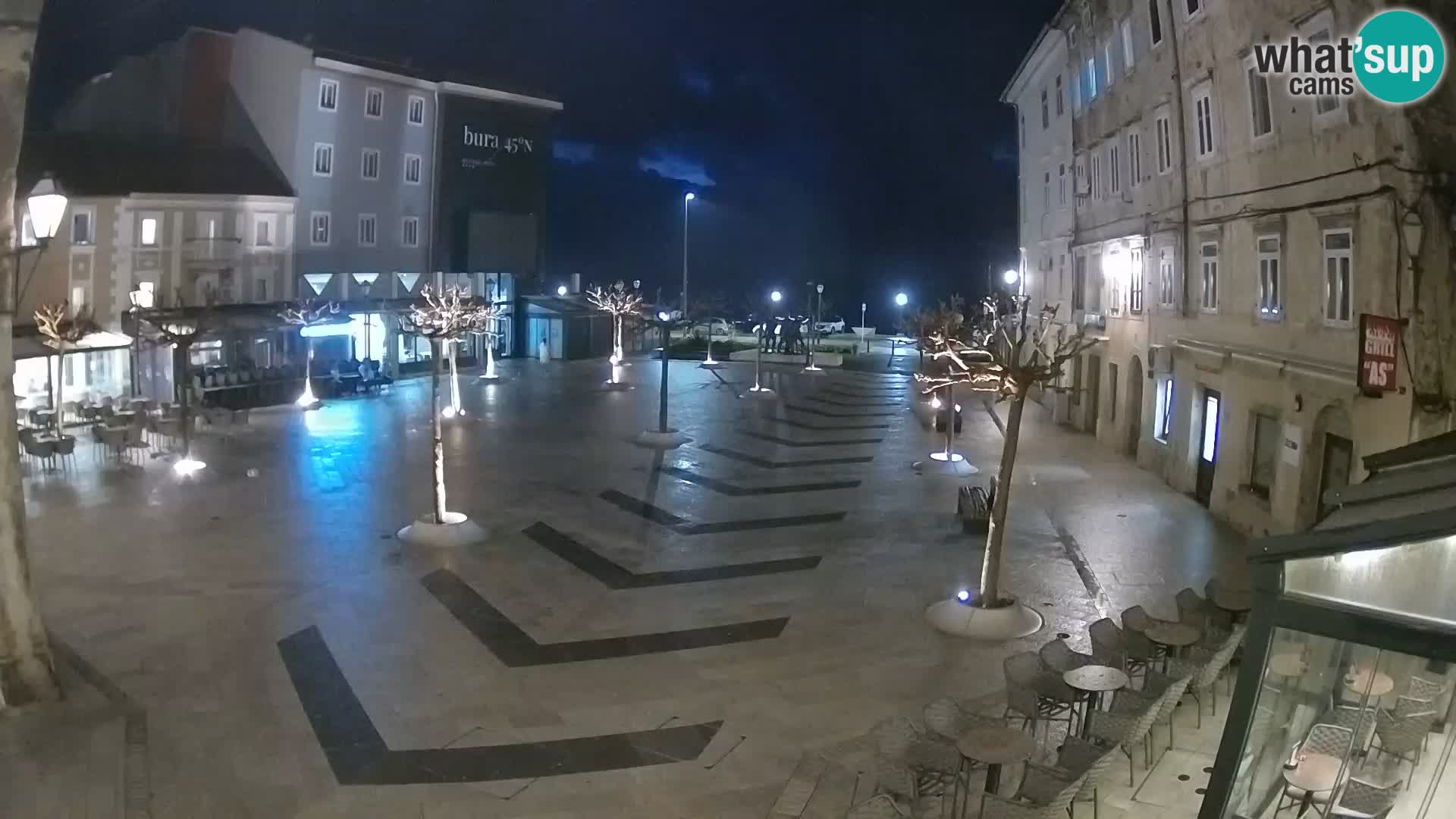 Center of Senj city – Pavlin square – Live Cam Dalmatia