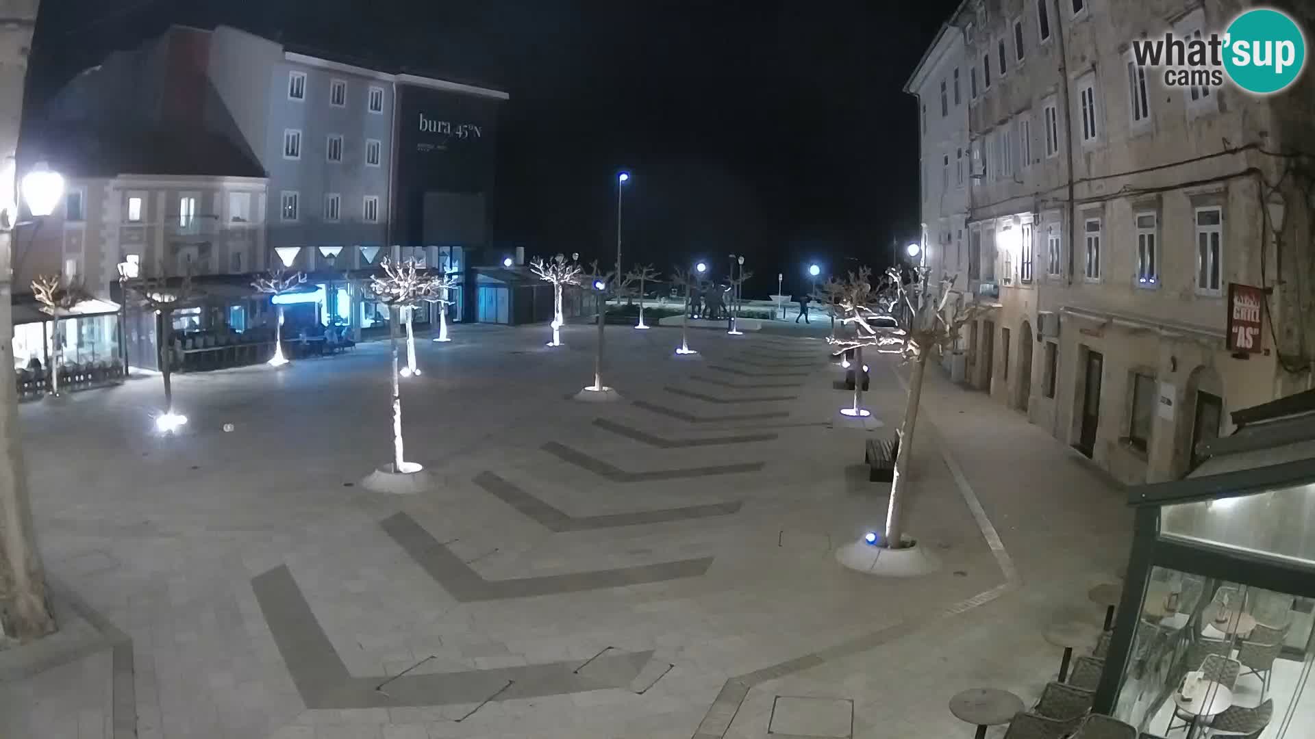 Center of Senj city – Pavlin square – Live Cam Dalmatia