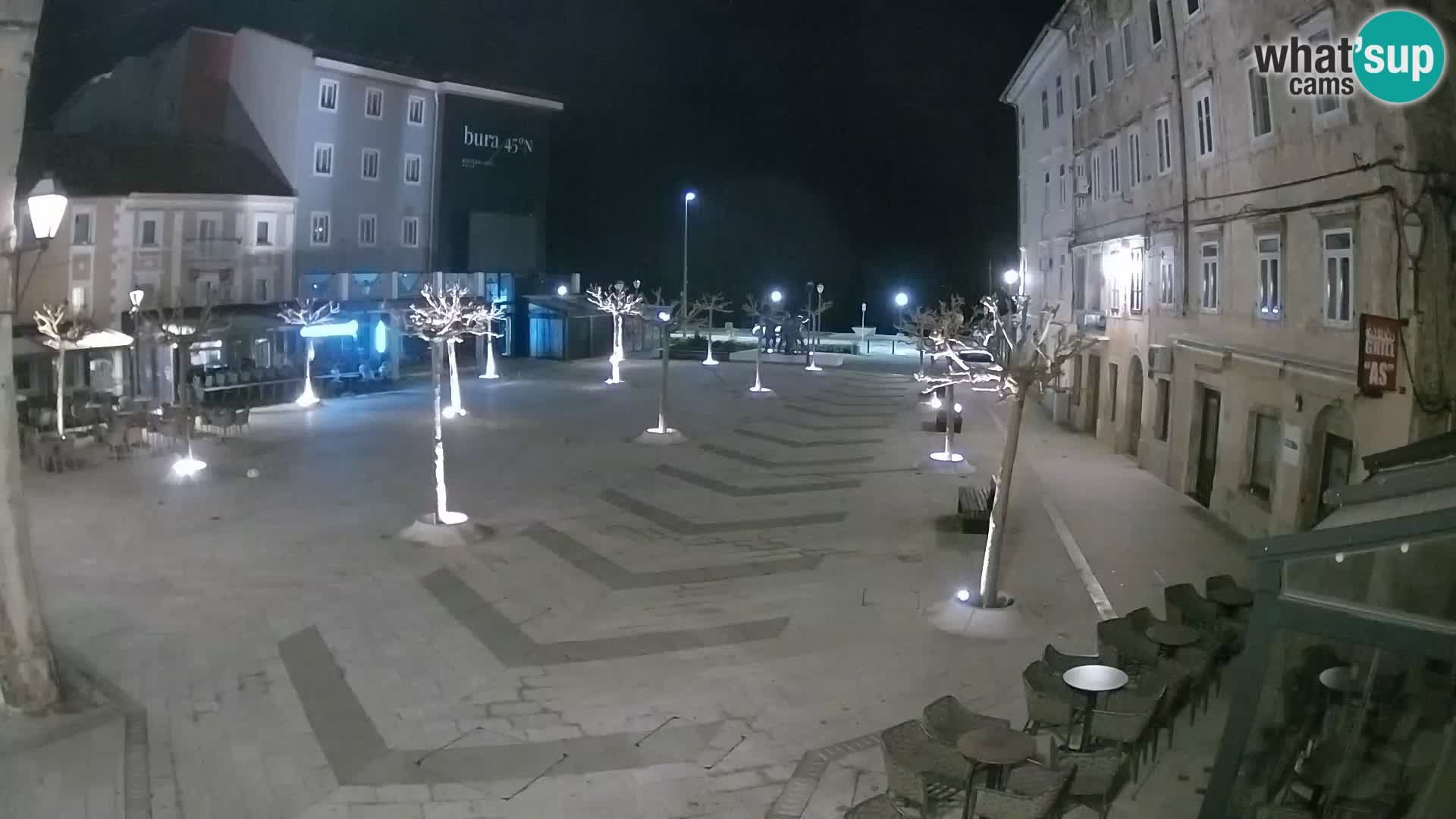 Center of Senj city – Pavlin square – Live Cam Dalmatia