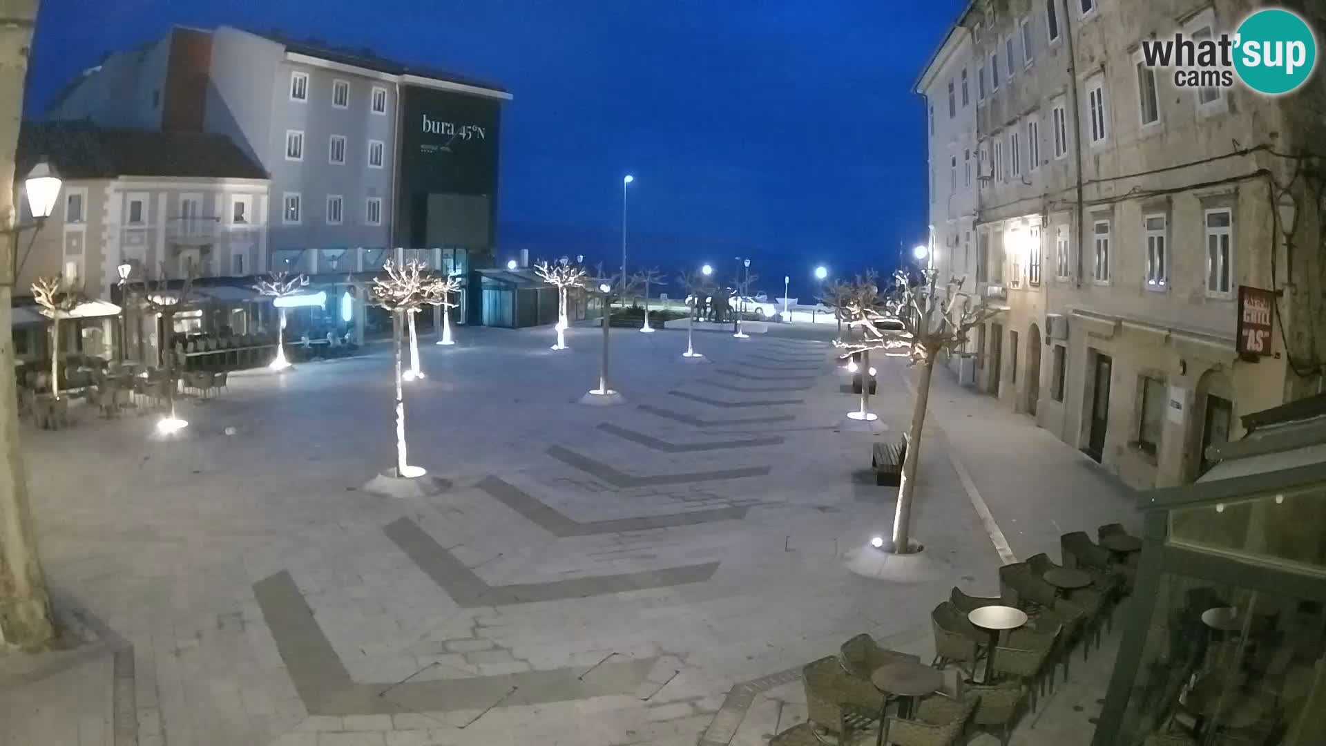 Centro della città di Senj – Piazza Pavlin – Live Cam Dalmazia