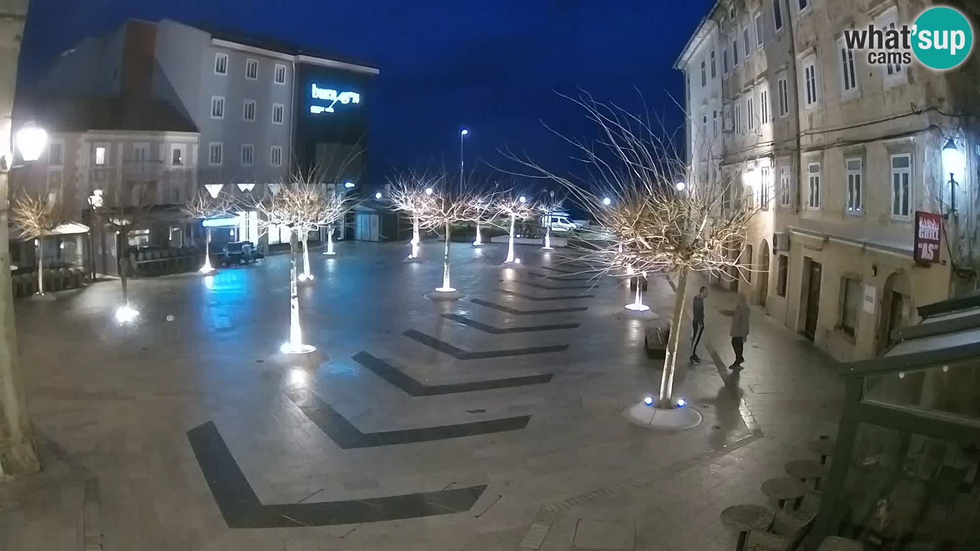 Center of Senj city – Pavlin square – Live Cam Dalmatia