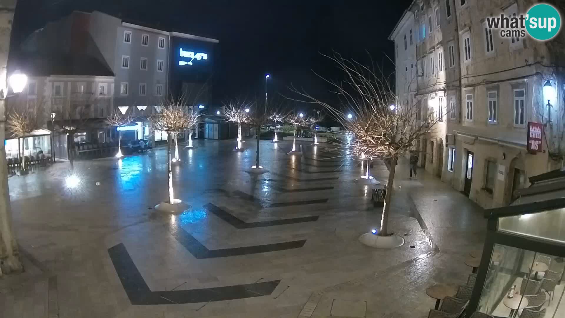 Center of Senj city – Pavlin square – Live Cam Dalmatia