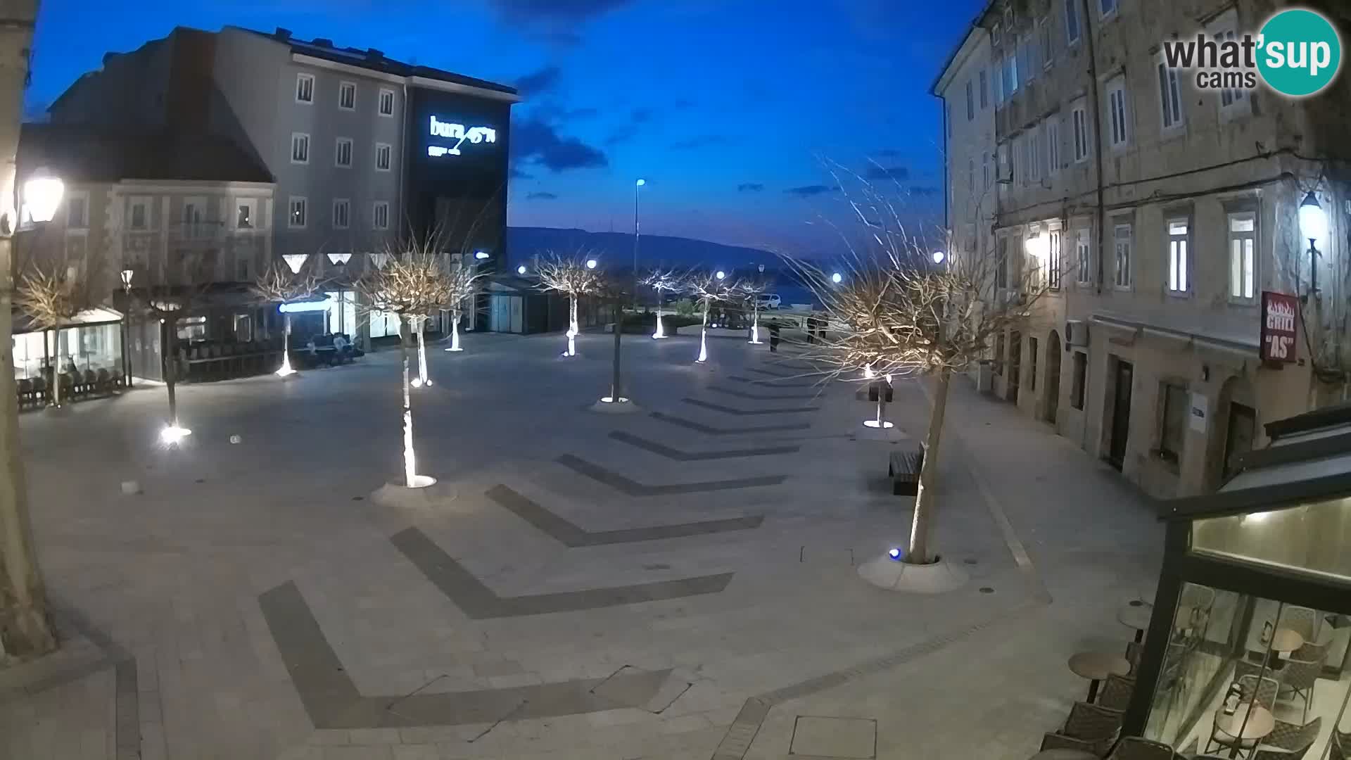 Center of Senj city – Pavlin square – Live Cam Dalmatia