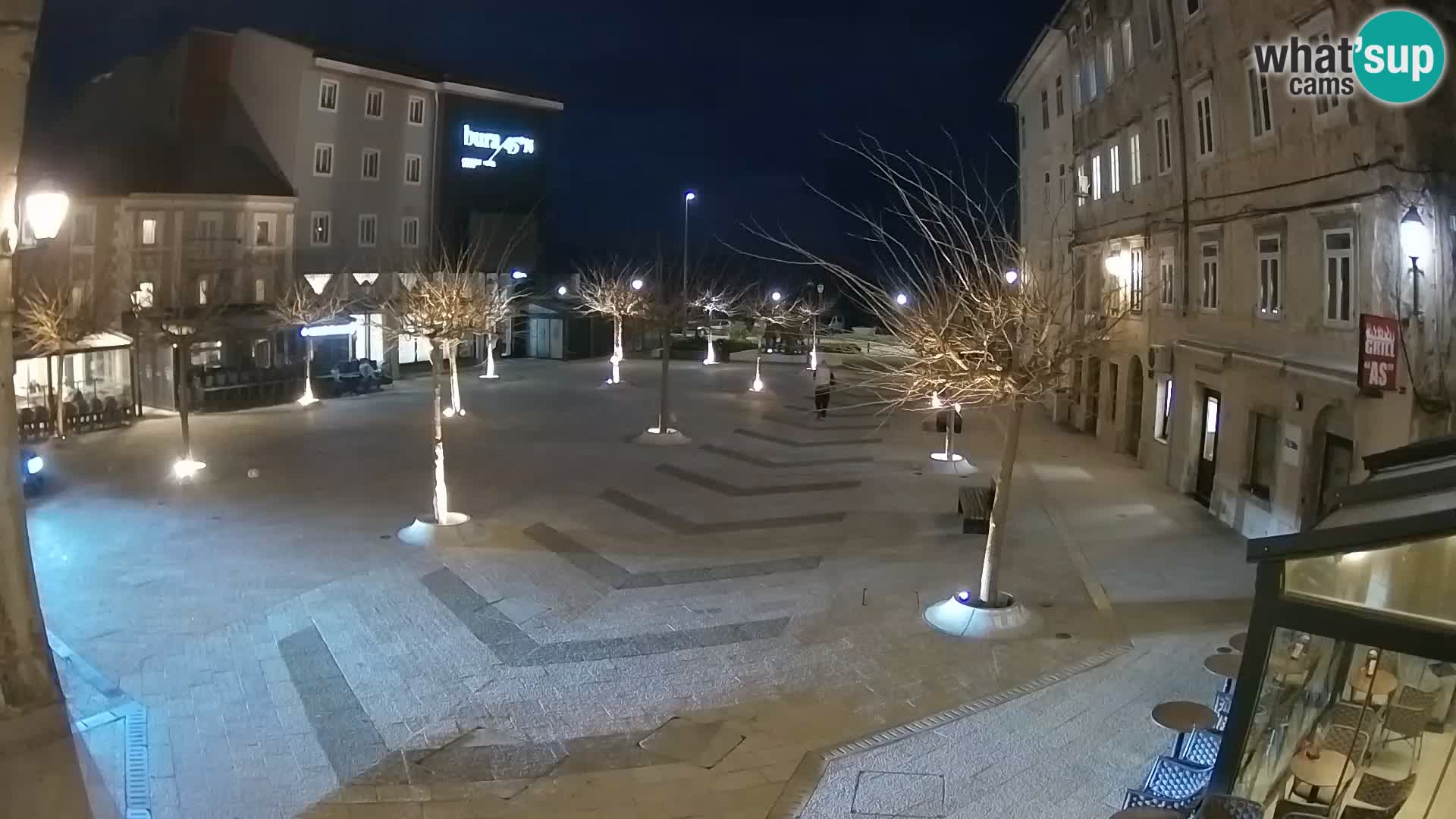 Center of Senj city – Pavlin square – Live Cam Dalmatia