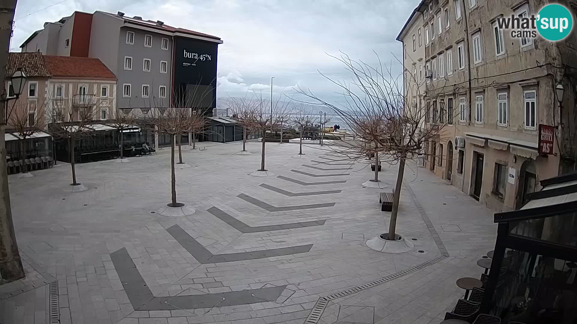 Center of Senj city – Pavlin square – Live Cam Dalmatia