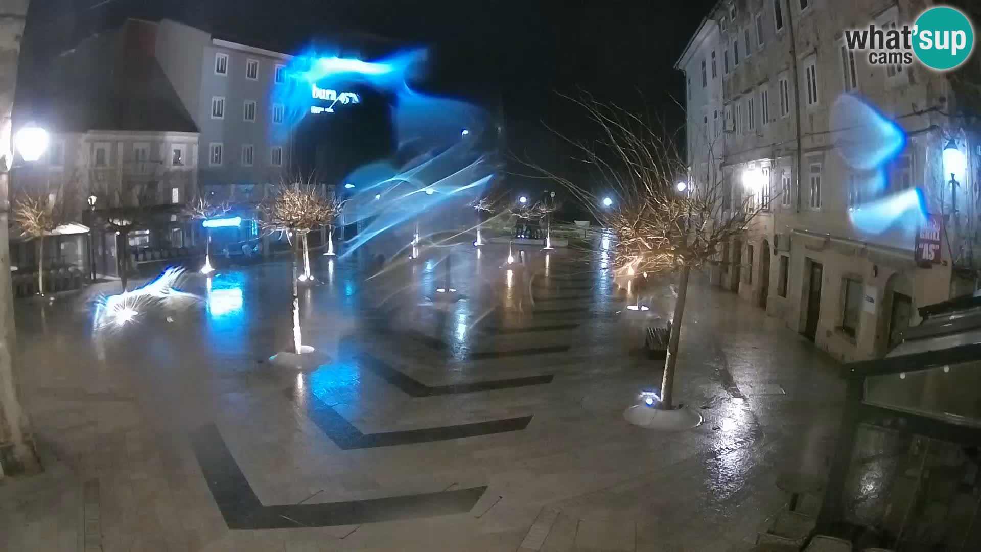 Center of Senj city – Pavlin square – Live Cam Dalmatia